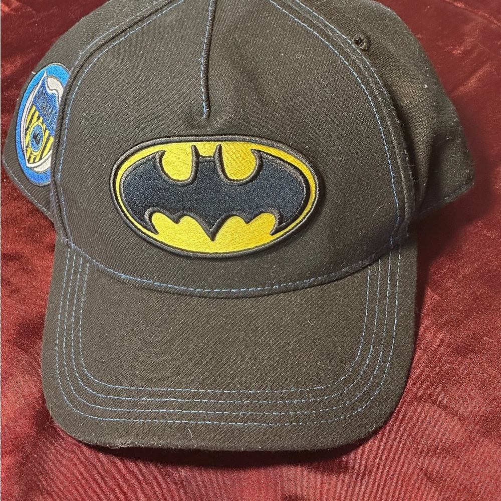 Batman DC Comics Adjustable Hat Lids Premium Black Logo Cap Superhero